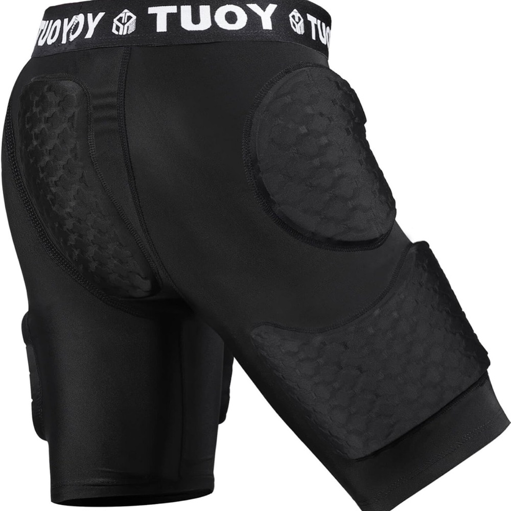 New Youth 5 Pad Football Girdle Hip Thigh Protector Padded Shorts